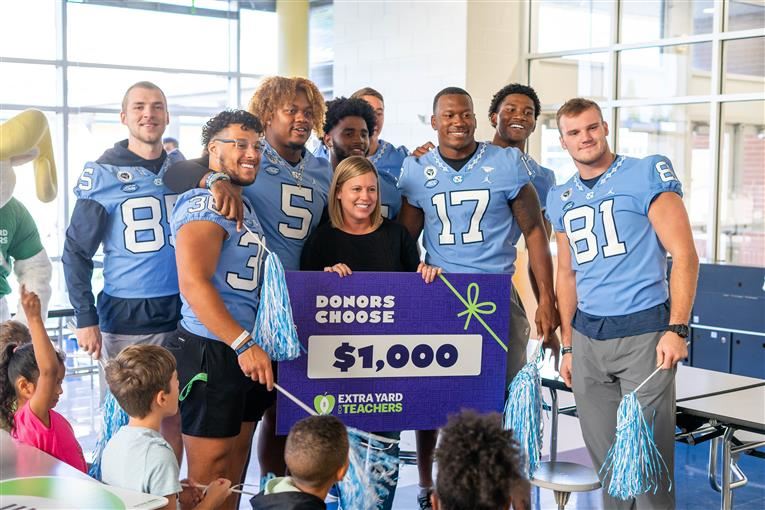  UNC Football @ Creekside Elementary