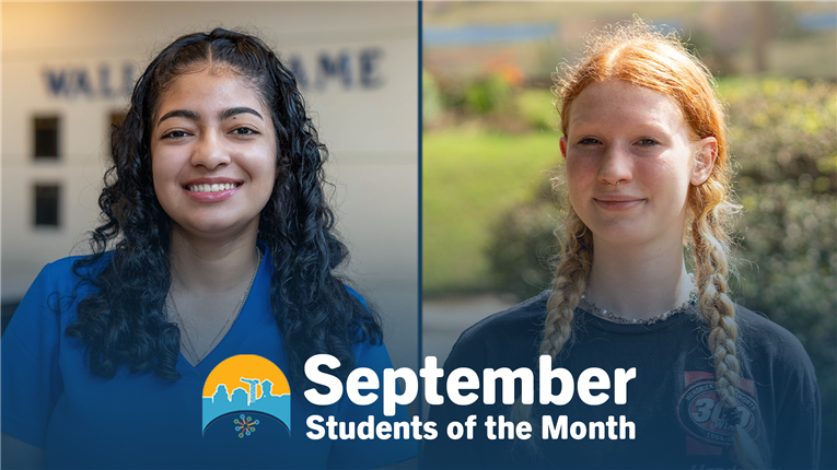  Students of the Month | September 2024 | Kritza Contreras-Guzman & Mina Mason