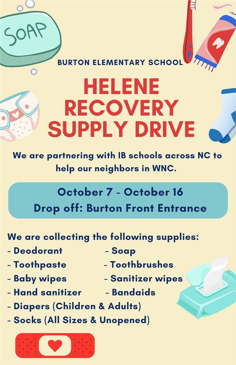  Helene Recovery Supply Drive